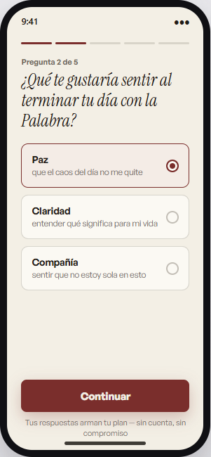 Un recorrido que te conoce desde el minuto uno