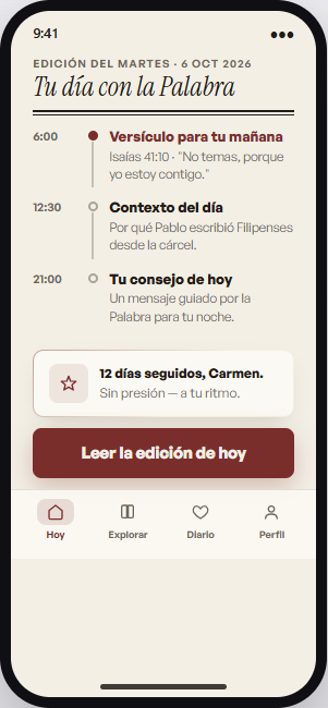Tu día con la Palabra, en un vistazo